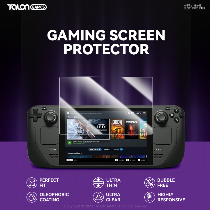 Board Game Steam - TALONGAMES 2Pcs 0.2mm Anti-Scratch Screen Protector
