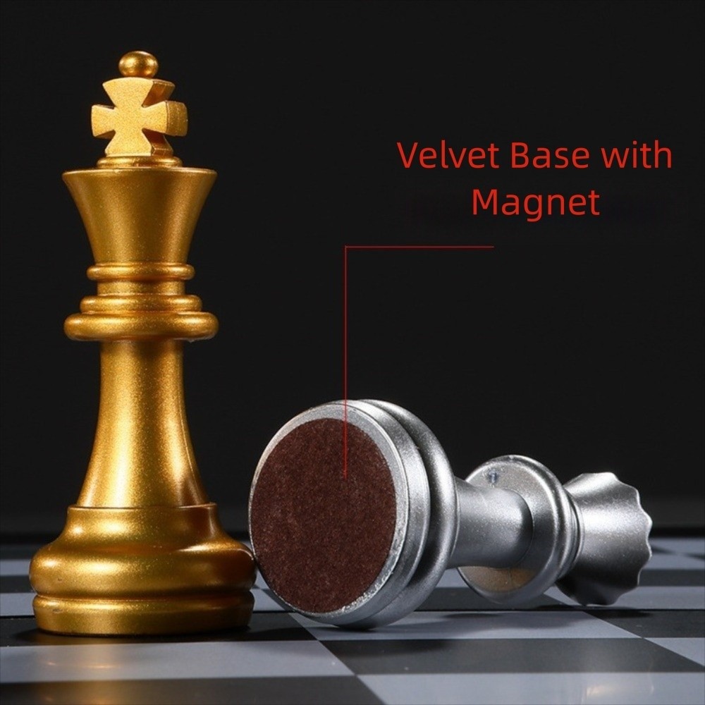 Magnetic Travel Chess - Universal 25/32cm Chessboard Magnetic Chess Set