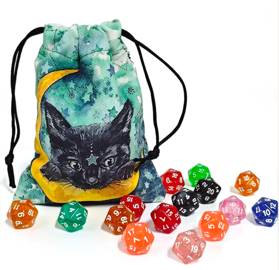 Board Game Land - 60Pcs Multi-Sided Dices Mixed Color Hot