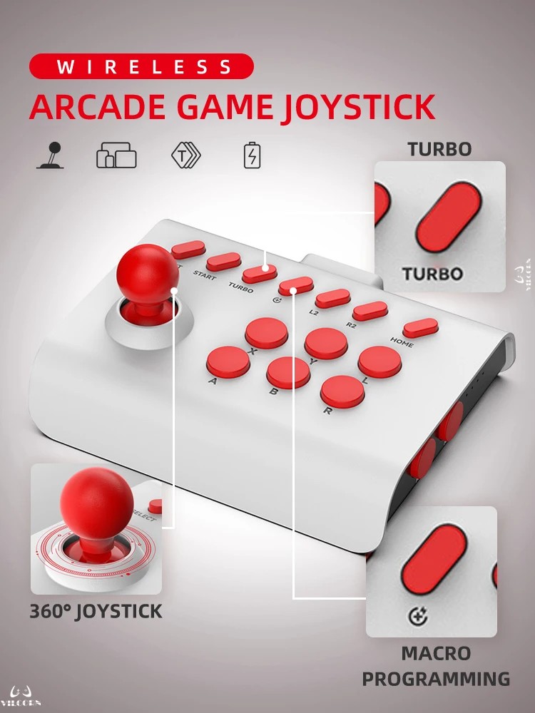 Board Game Pc - Arcade Joystick Wireless Gaming Controller for