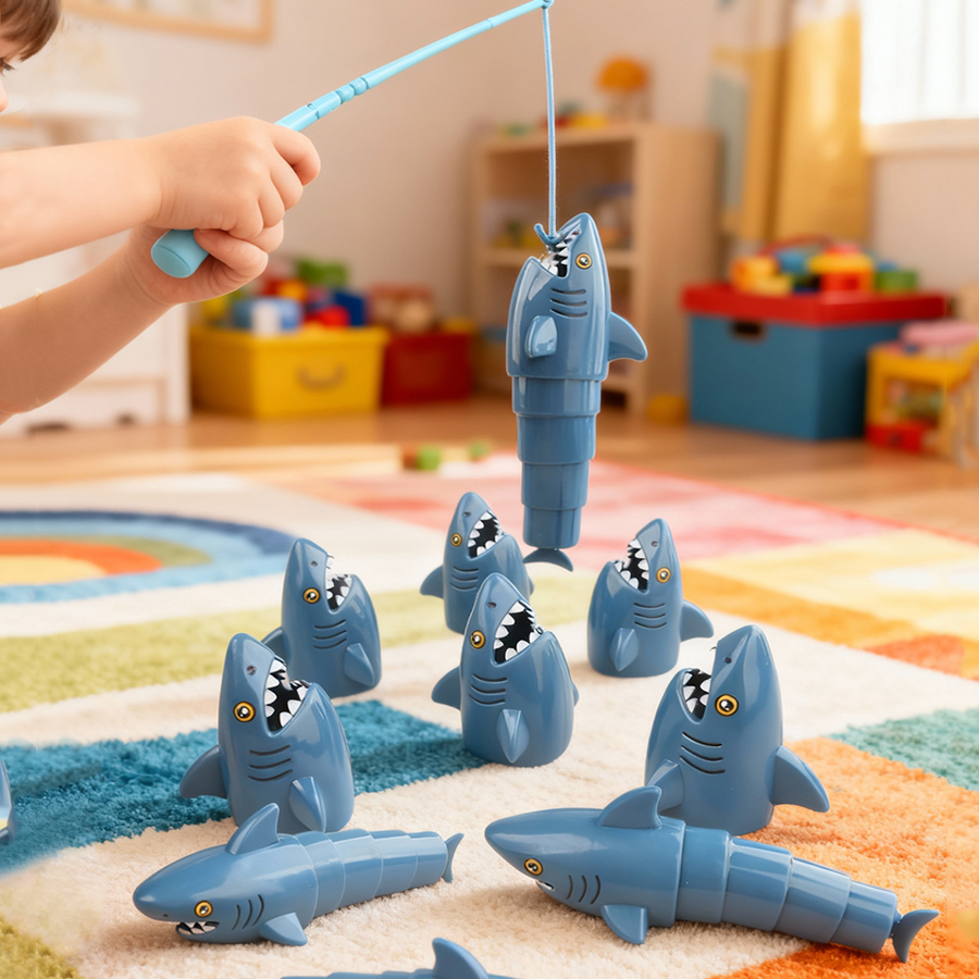 Board Game Land - Popular Shark Style Fishing Board Game