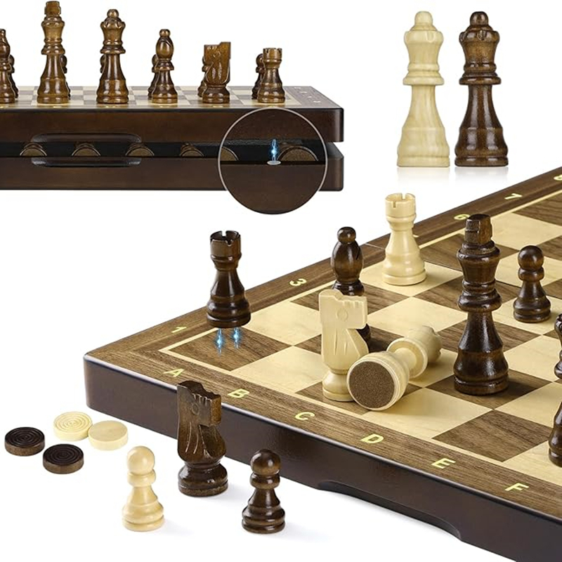 New Magnetic wooden board 38cm - Magnetic Travel Chess reseña y precio