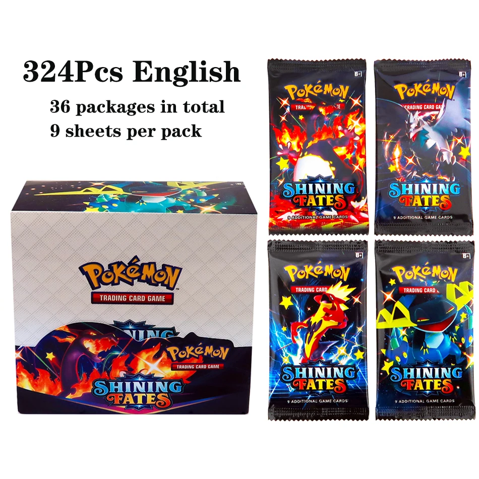 324Pcs/box Pokemon TCG: Shinin - Board Game Movie reseña y precio