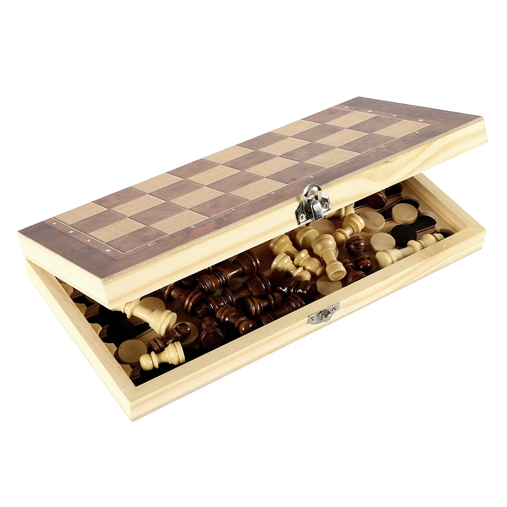 3 in 1 Chess Board, Folding Wo - Board Game Operation reseña y precio