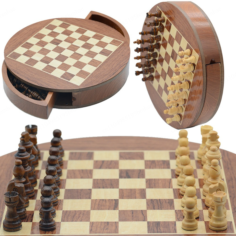 Magnetic Rotating Chess Set, R - Magnetic Travel Chess reseña y precio