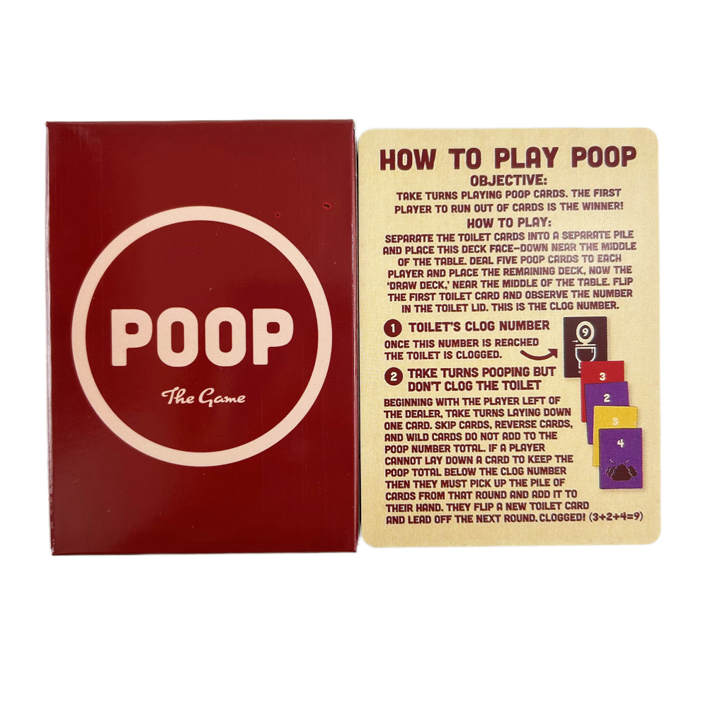 1 PC Poop The Game Cards Board - Board Game Pc reseña y precio