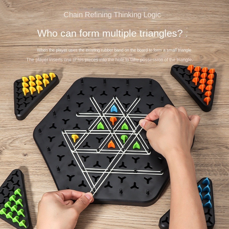 Board Game Chain Triangle Ches - Board Game Operation reseña y precio