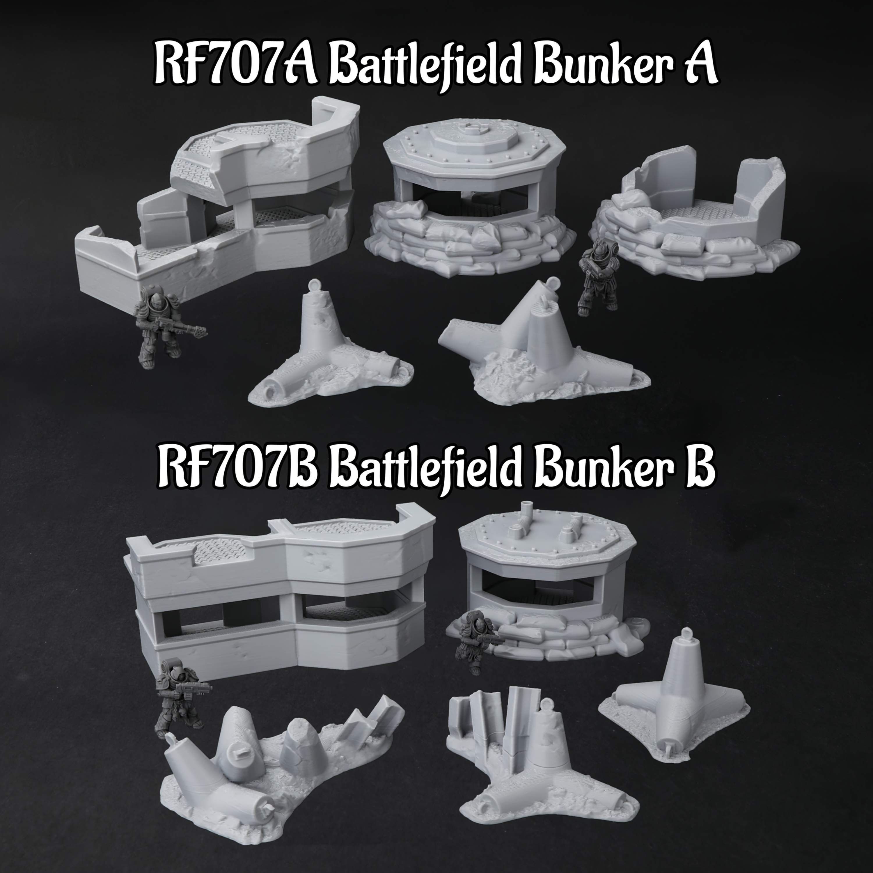 Sci-Fi Modular Battlefield Bun - Miniature Terrain Set reseña y precio