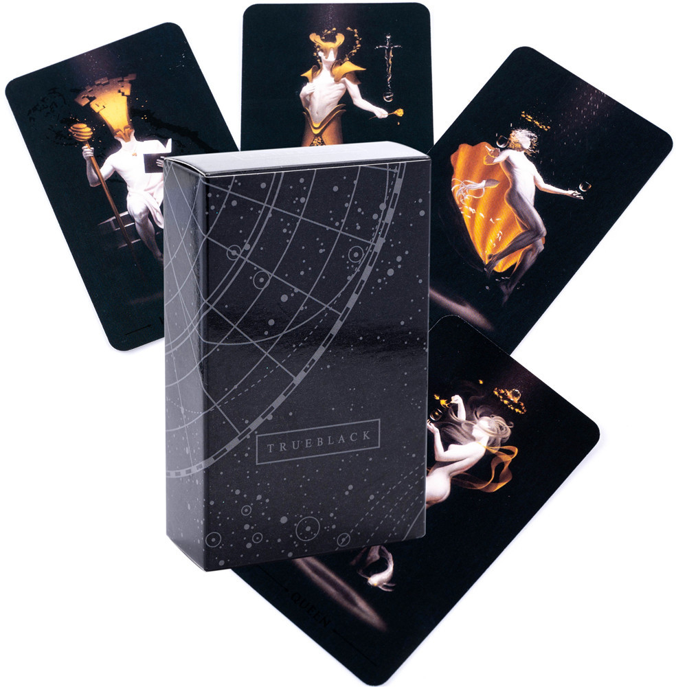 True Black Tarot Cards 78 Card - Board Game Land reseña y precio