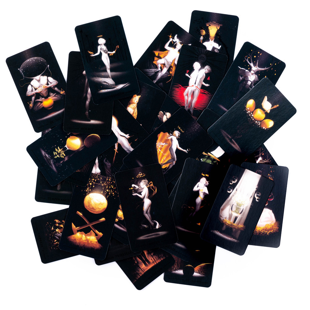 True Black Tarot Cards 78 Card - Board Game Land reseña y precio