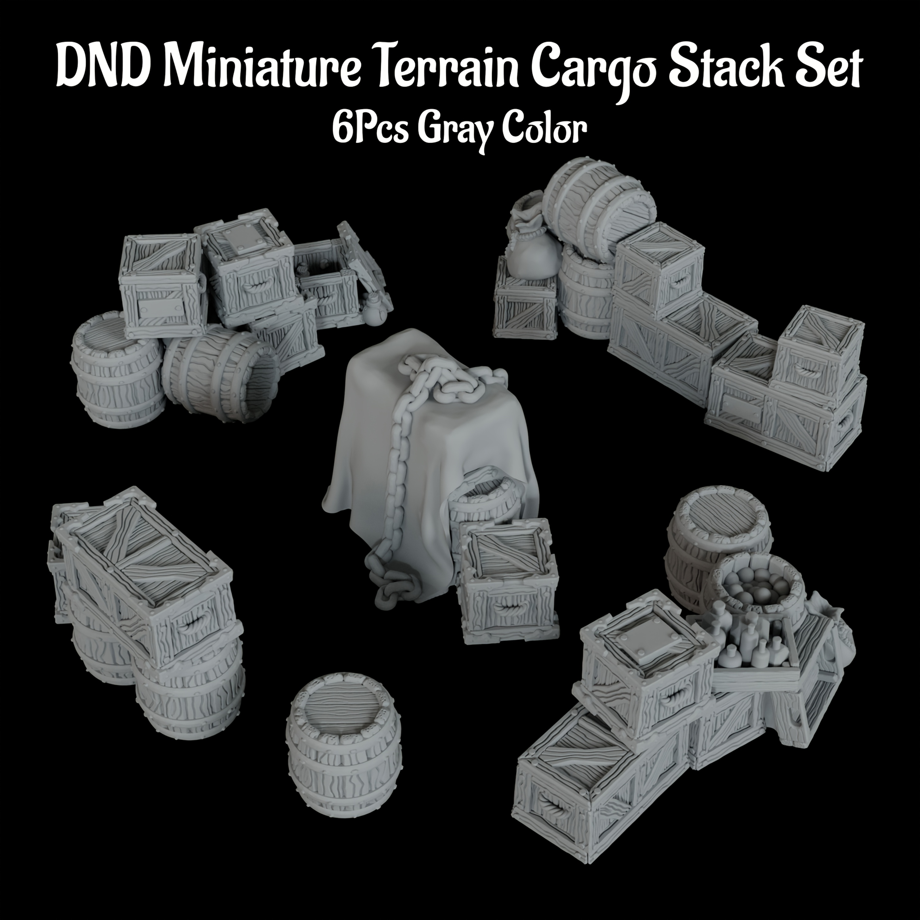 RPG Terrain Accessories, RPG M - Miniature Terrain Set reseña y precio