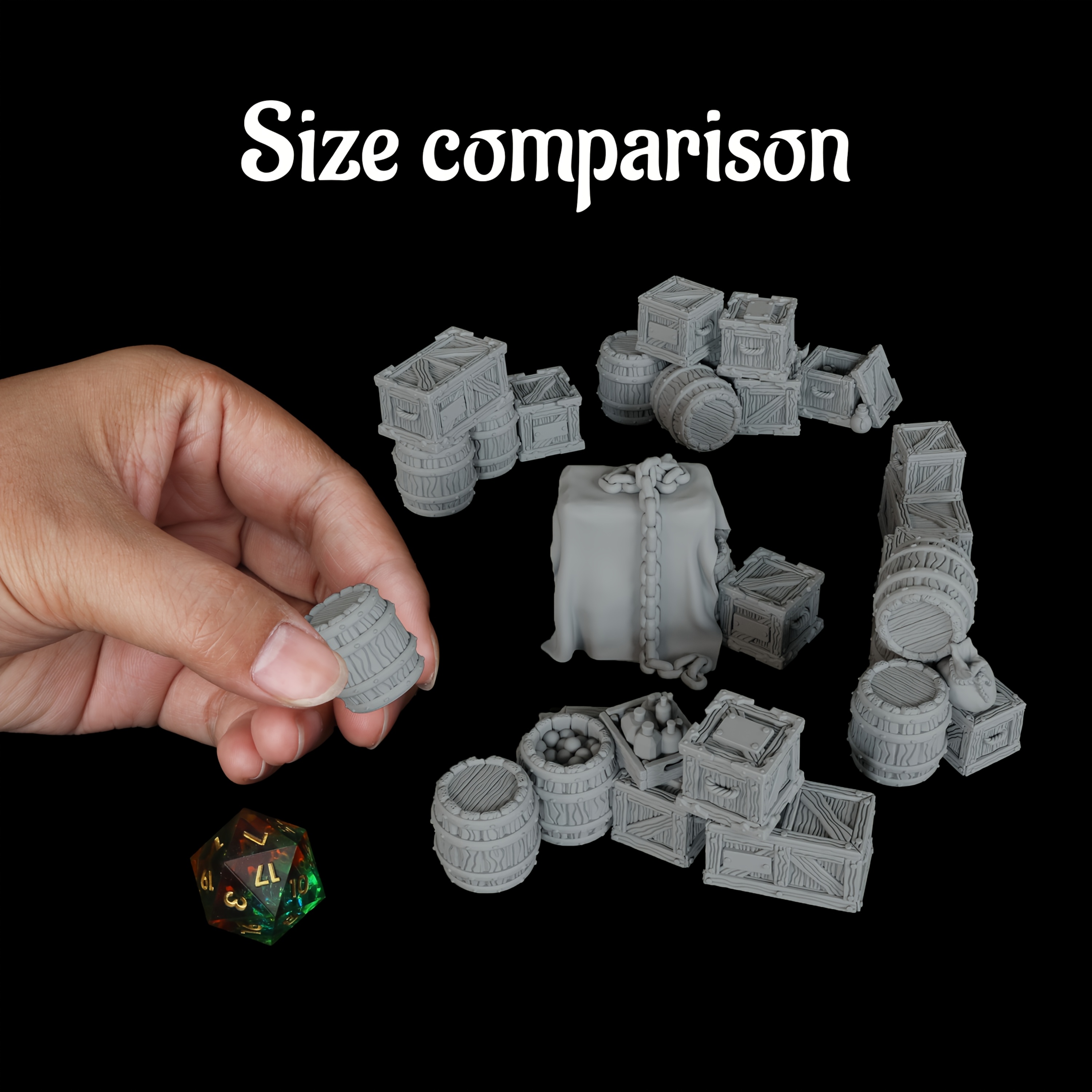 RPG Terrain Accessories, RPG M - Miniature Terrain Set reseña y precio