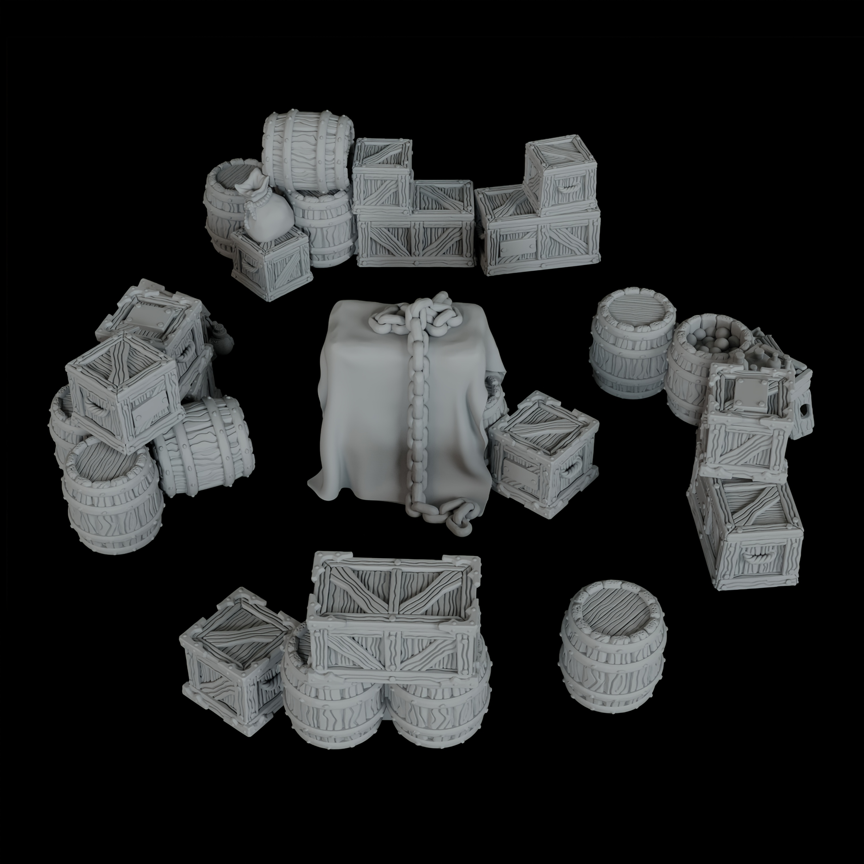 RPG Terrain Accessories, RPG M - Miniature Terrain Set reseña y precio