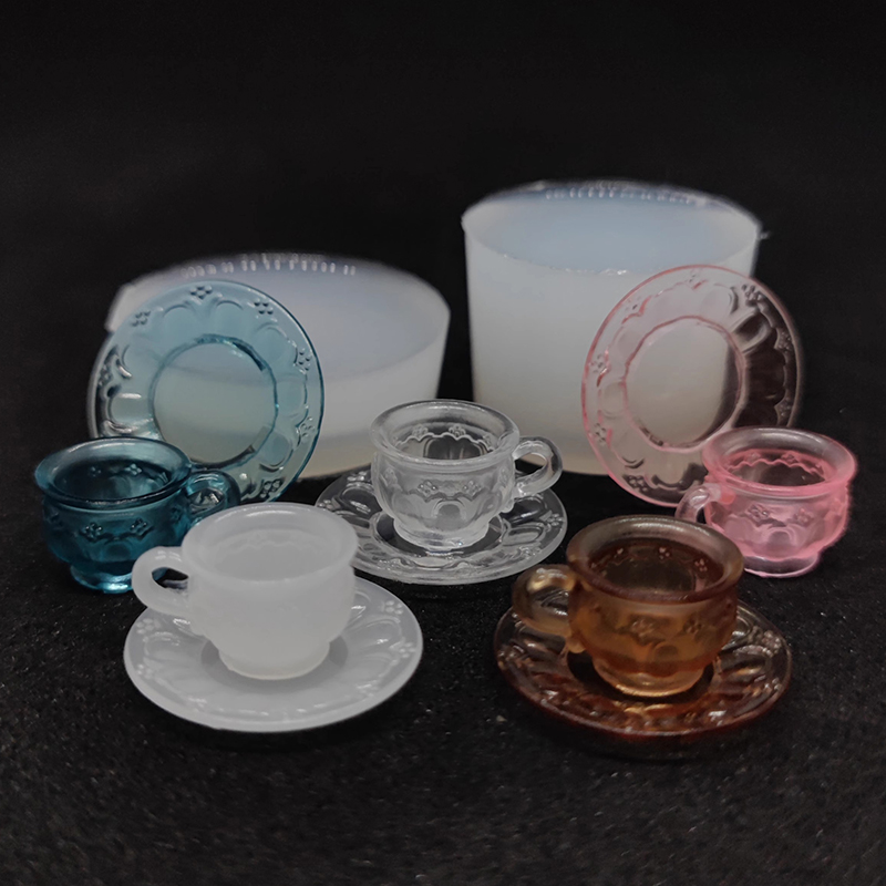 1 Set Dollhouse Miniature Tea  - Miniature Terrain Set reseña y precio
