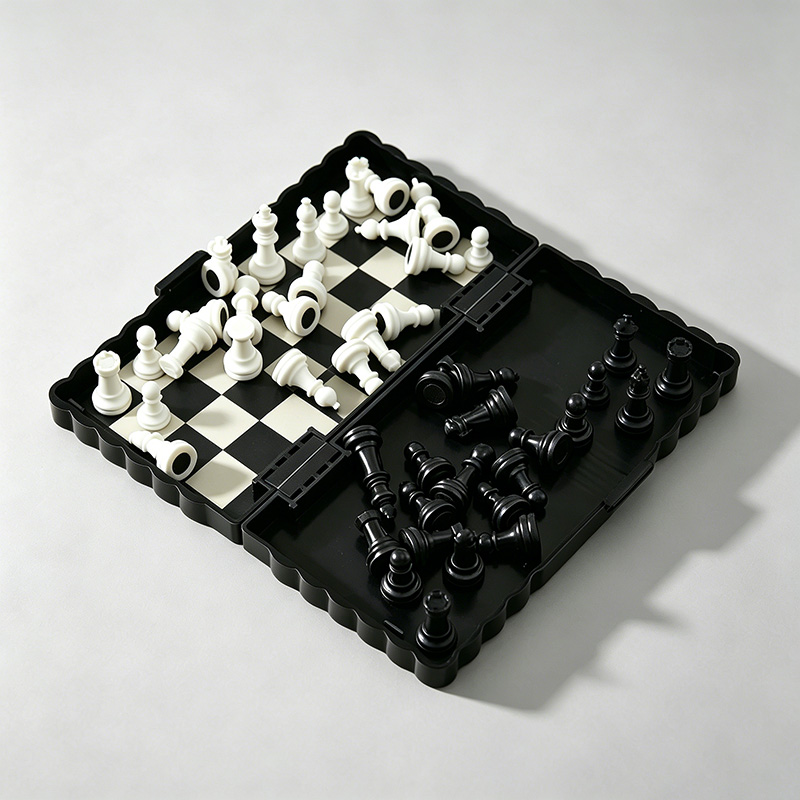 Mini Portable Magnetic Chess S - Magnetic Travel Chess reseña y precio