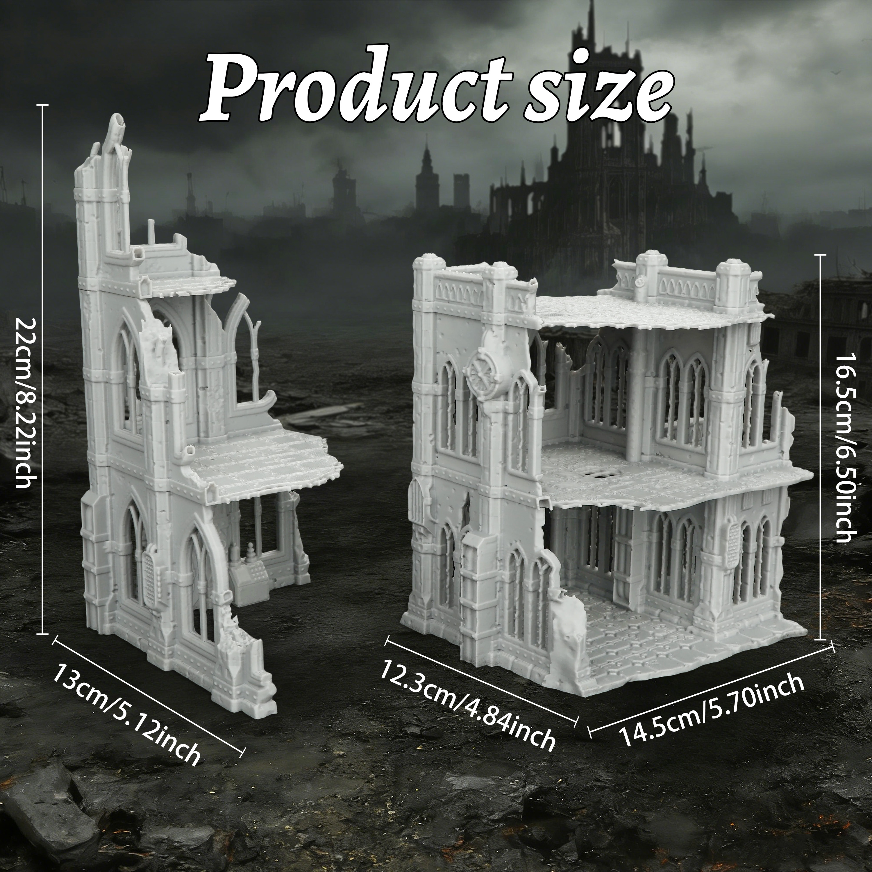 Sci-Fi Ruins Building Miniatur - Miniature Terrain Set reseña y precio