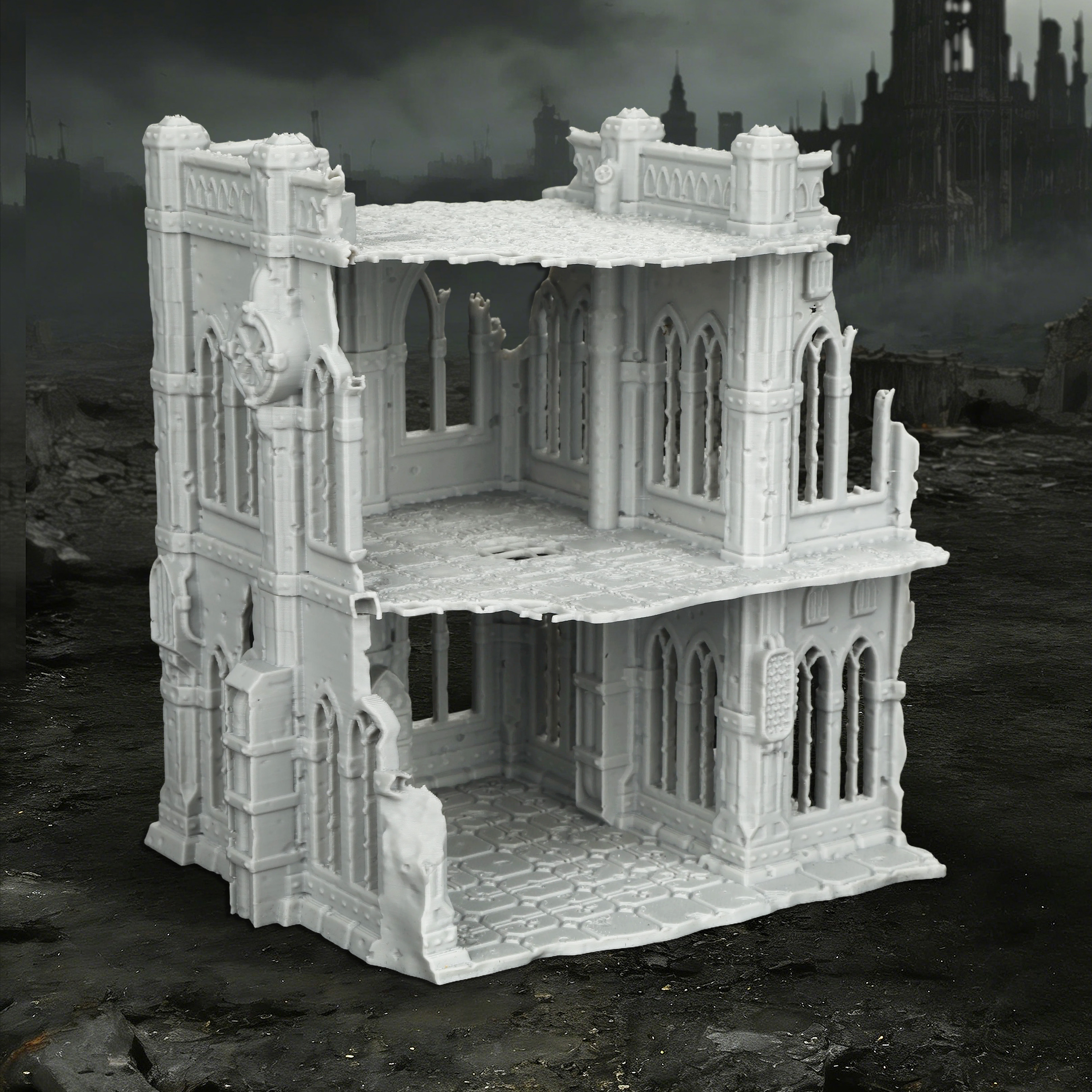 Sci-Fi Ruins Building Miniatur - Miniature Terrain Set reseña y precio