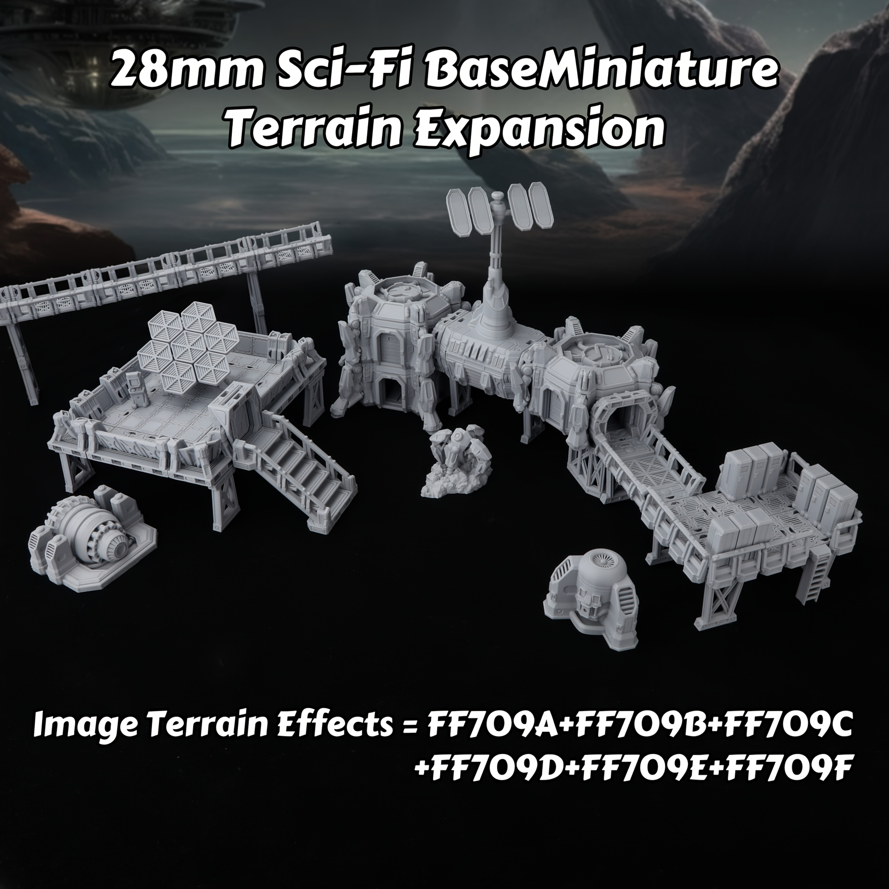 Epical Sci-Fi Terrain Set for  - Miniature Terrain Set reseña y precio