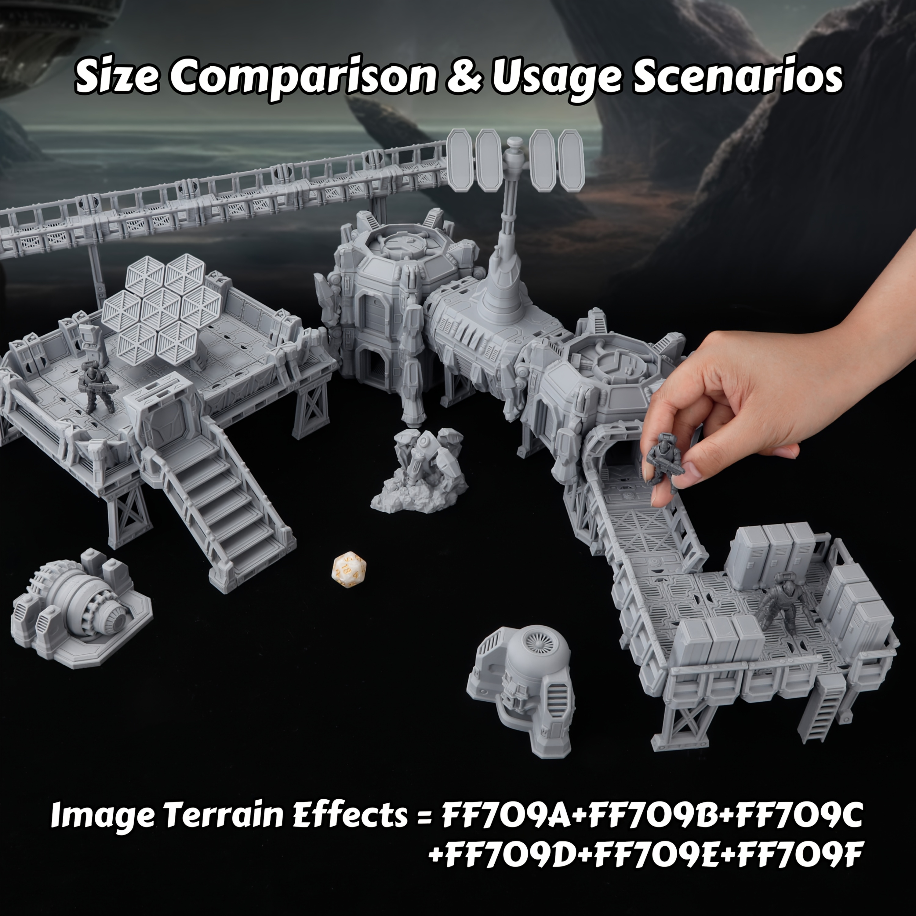 Epical Sci-Fi Terrain Set for  - Miniature Terrain Set reseña y precio