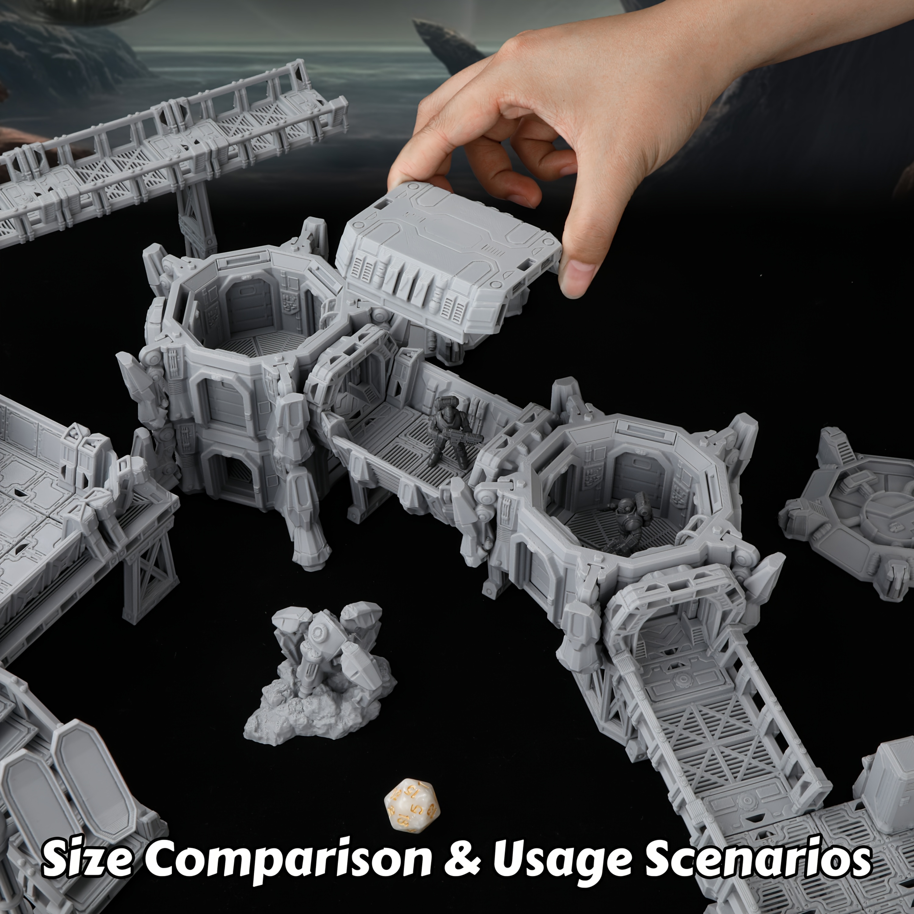 Epical Sci-Fi Terrain Set for  - Miniature Terrain Set reseña y precio