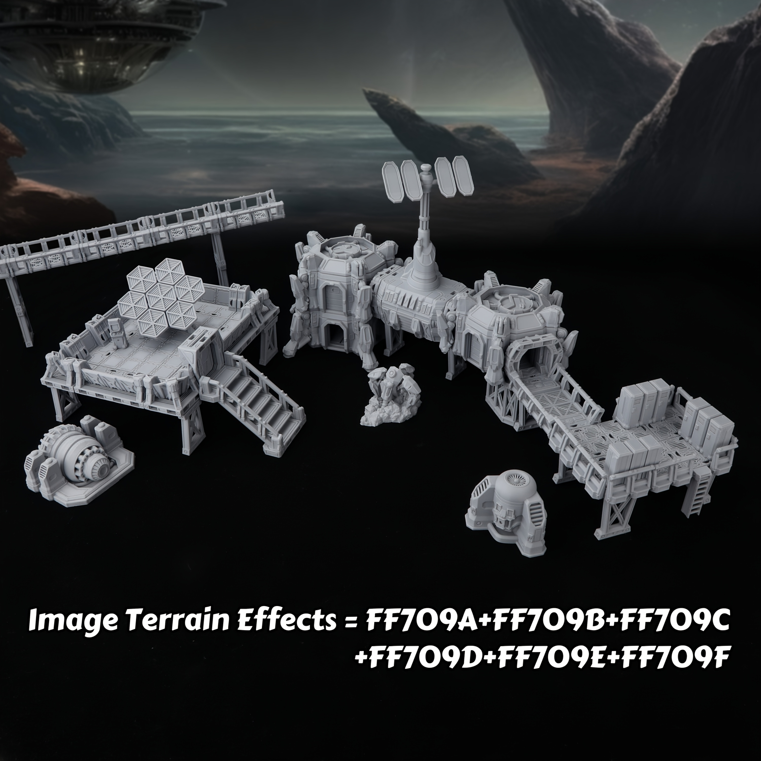 Epical Sci-Fi Terrain Set for  - Miniature Terrain Set reseña y precio