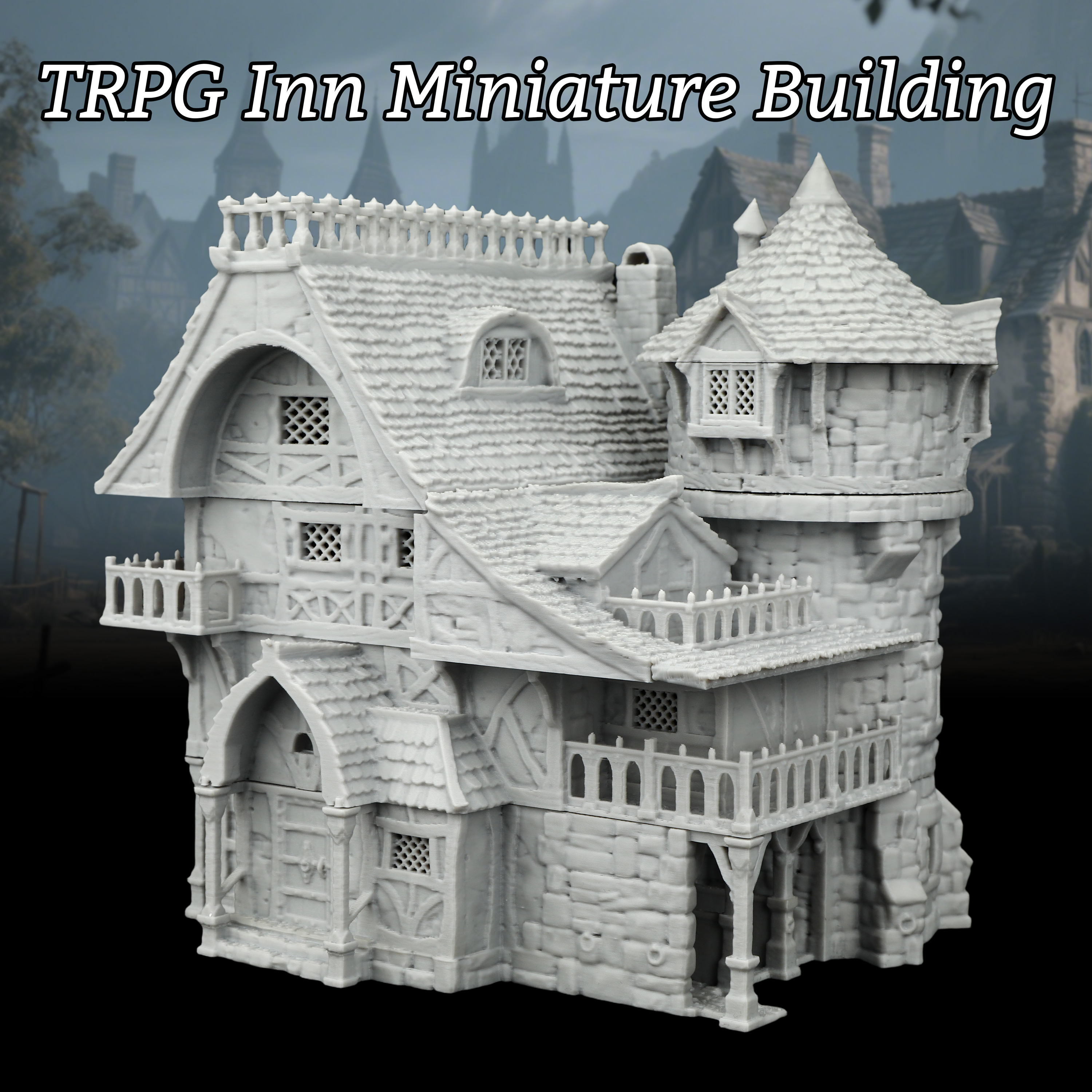 Fantasy Inn Miniature Building - Miniature Terrain Set reseña y precio