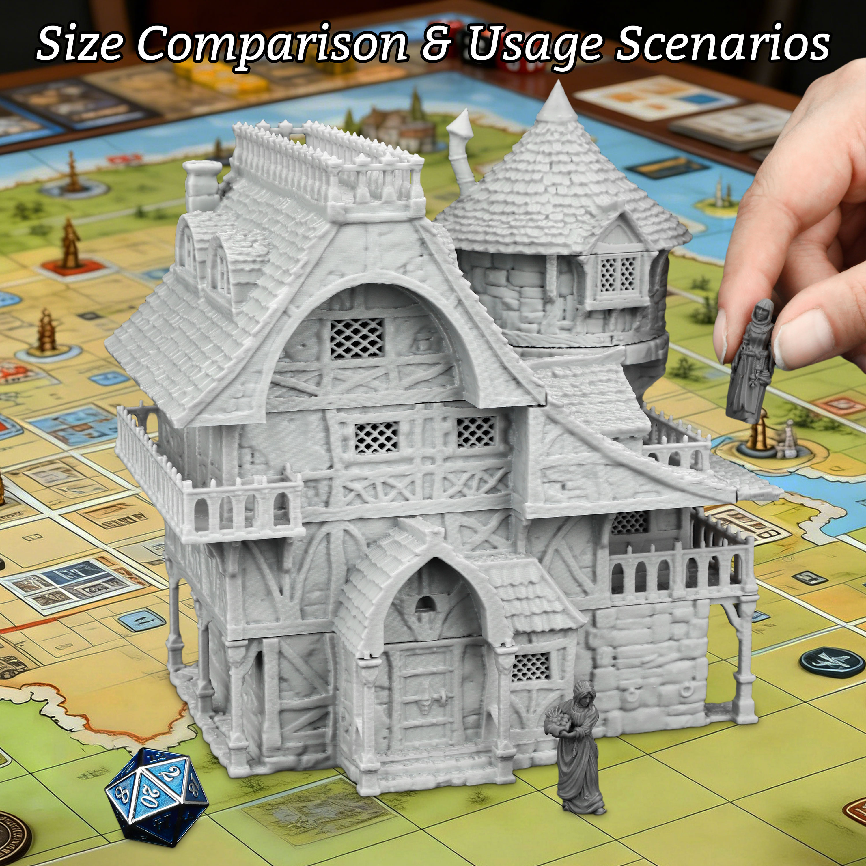 Fantasy Inn Miniature Building - Miniature Terrain Set reseña y precio