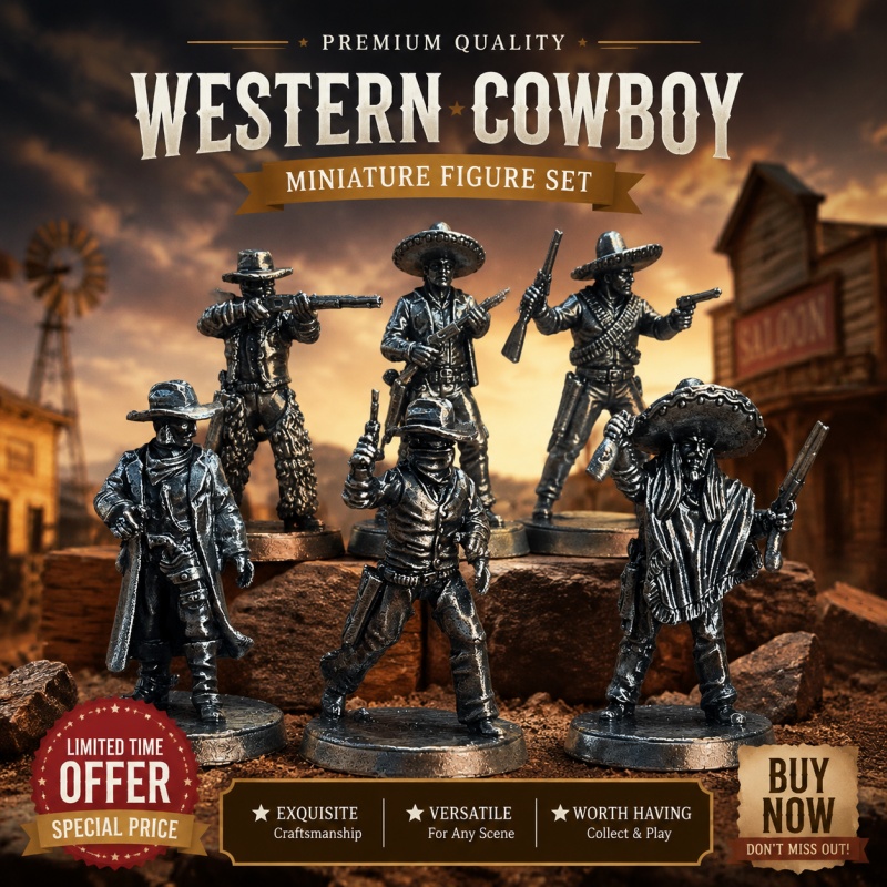 Wild West Cowboy White Copper  - Board Game Movie reseña y precio