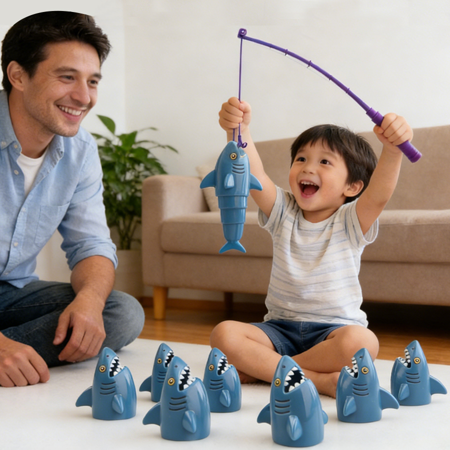 Popular Shark Style Fishing Bo - Board Game Land reseña y precio
