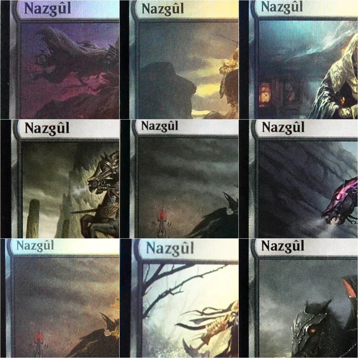 Foil/Holo Nazgûl sets TCG Magi - Board Game Land reseña y precio