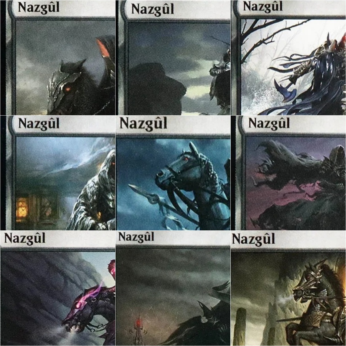 Foil/Holo Nazgûl sets TCG Magi - Board Game Land reseña y precio