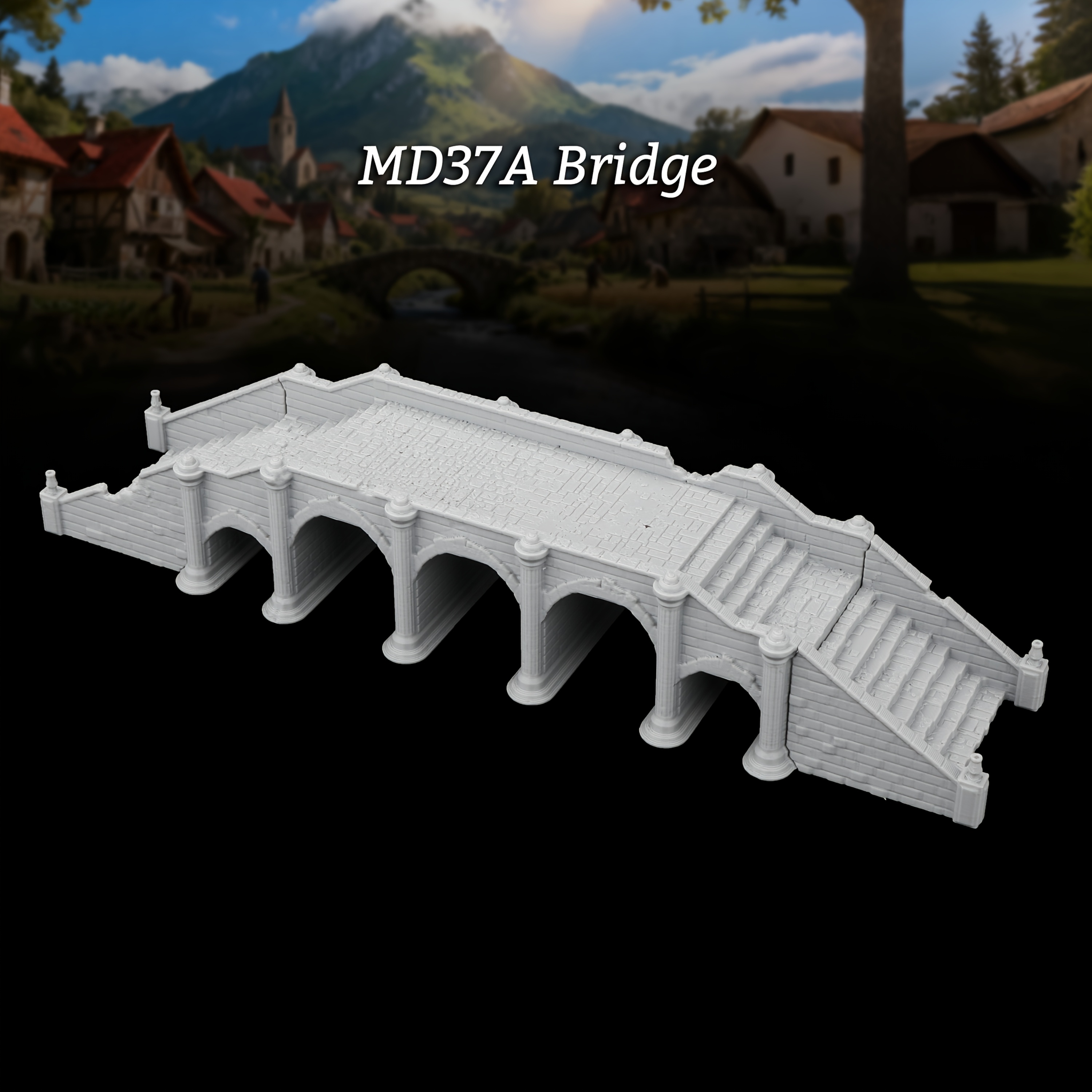 RPG Miniature Terrain Bridges  - Miniature Terrain Set reseña y precio