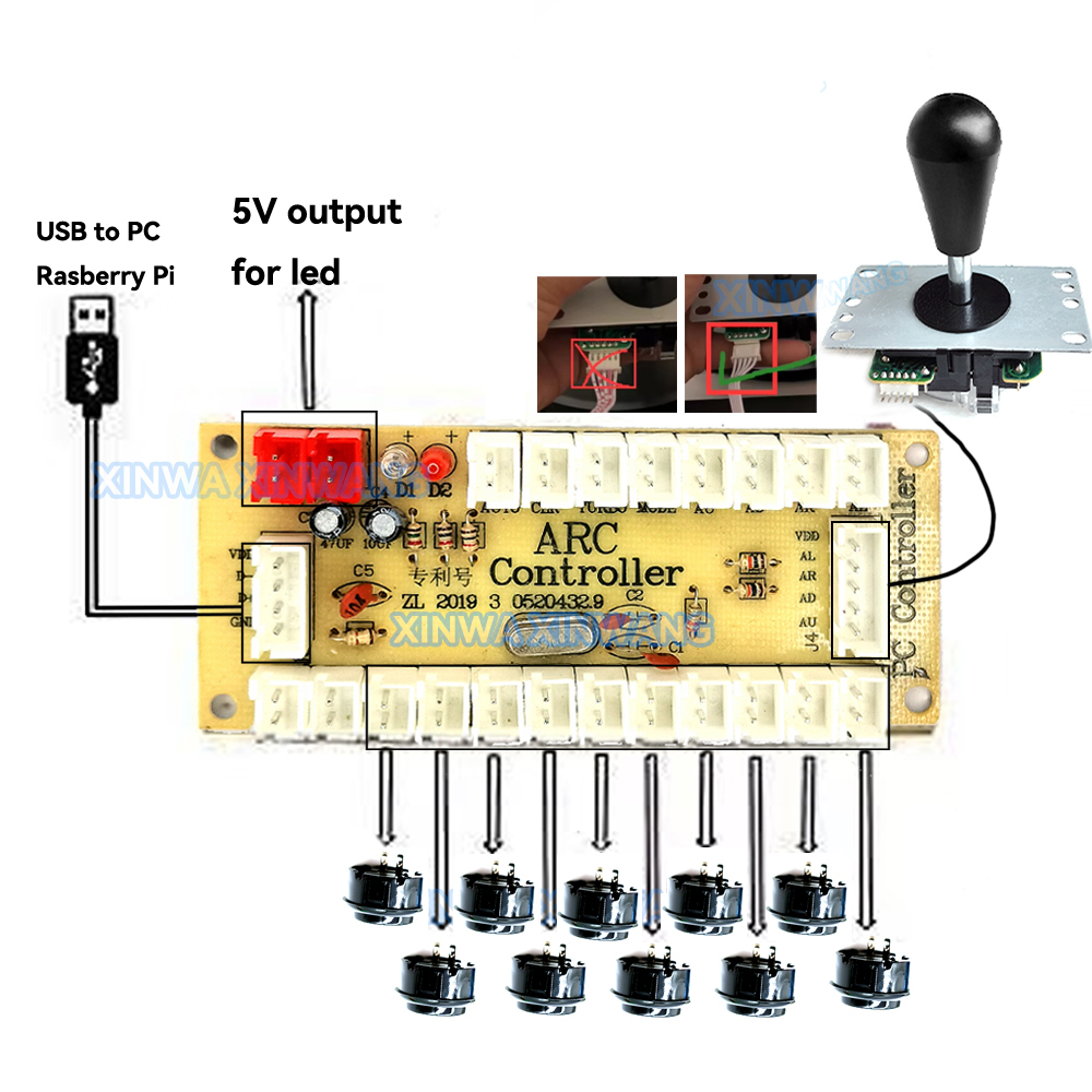 Arcade Joystick Copy SANWA Gam - Board Game Pc reseña y precio