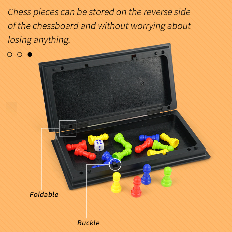 Portable Ludo Chess Backgammon - Board Game Operation reseña y precio