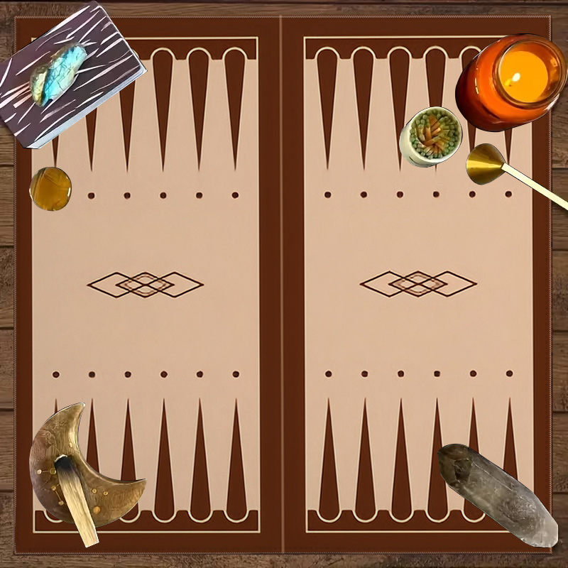 1pc Brown Backgammon Board Pri - Board Game Operation reseña y precio