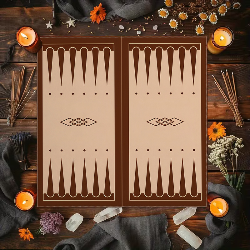 1pc Brown Backgammon Board Pri - Board Game Operation reseña y precio