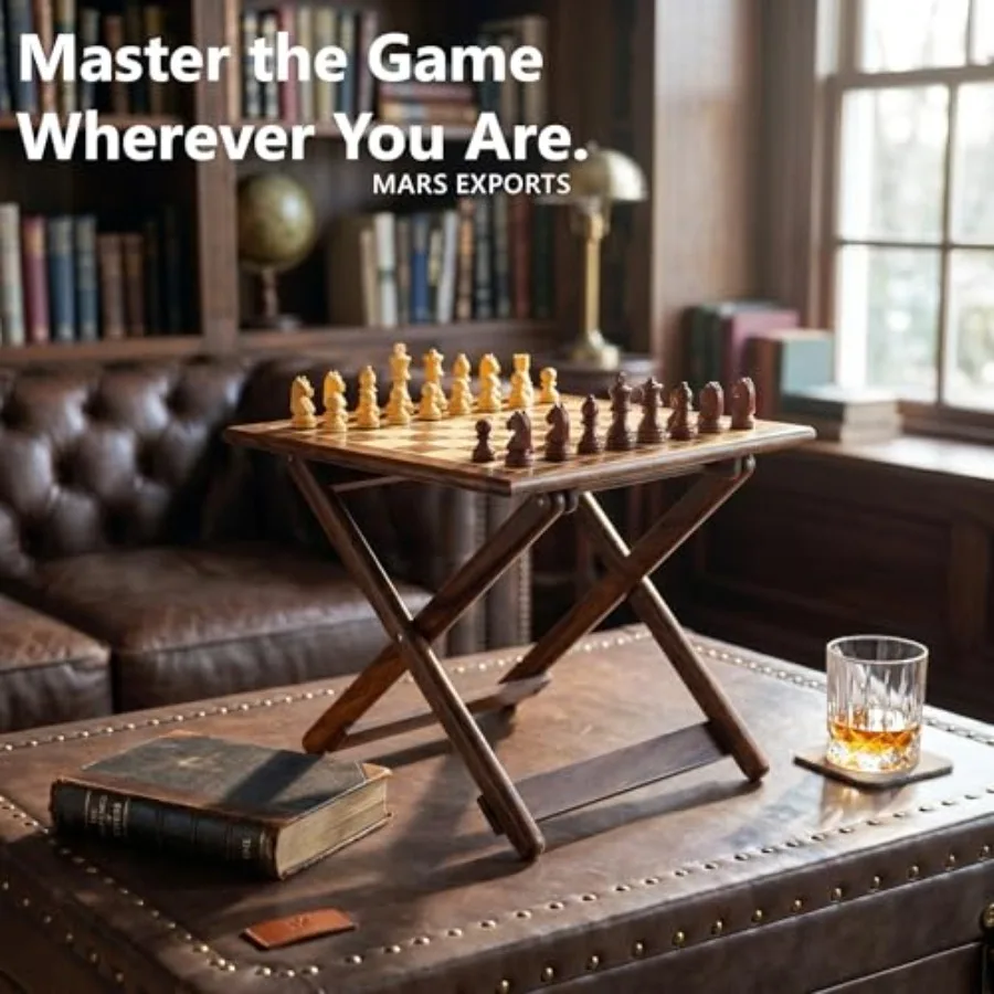 Travel-friendly 12x12 inch mag - Magnetic Travel Chess reseña y precio