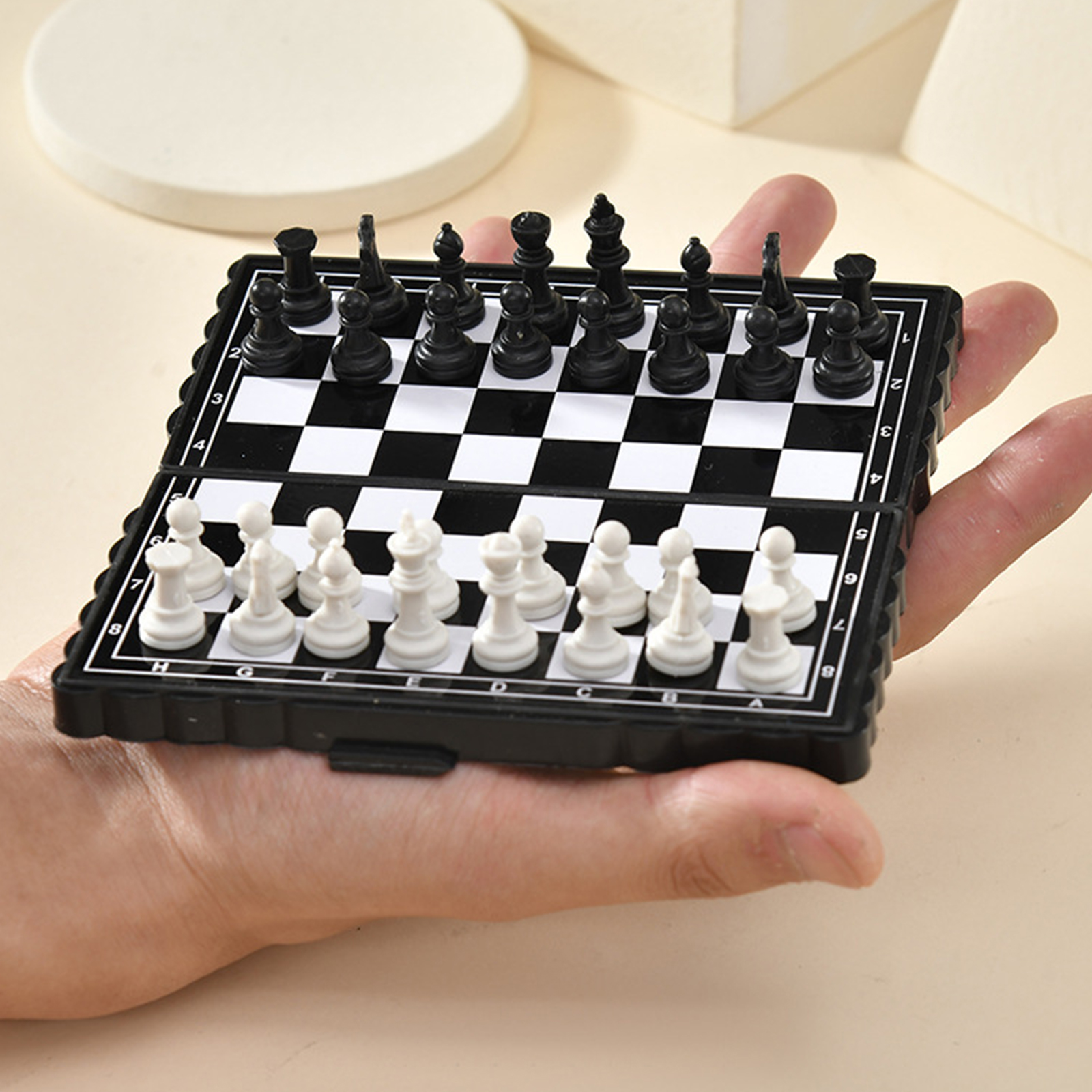 Folding Chessboard Board Game  - Magnetic Travel Chess reseña y precio