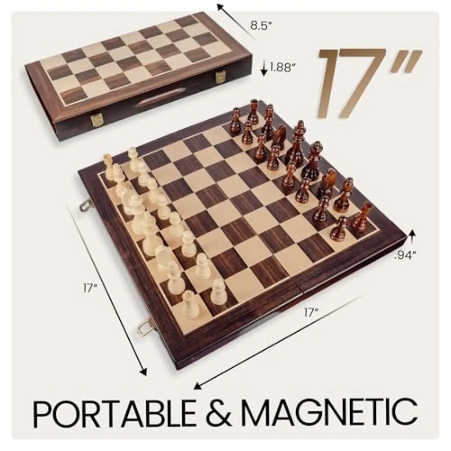 Travel chess set for tournamen - Magnetic Travel Chess reseña y precio