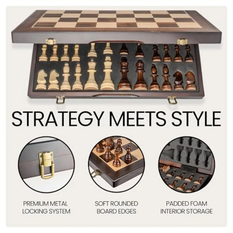 Travel chess set for tournamen - Magnetic Travel Chess reseña y precio
