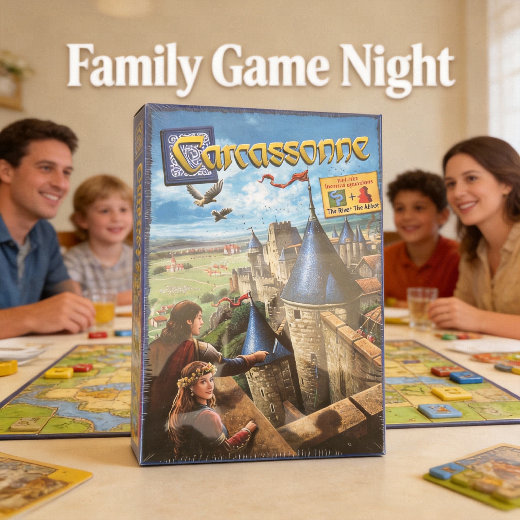Carcassonne （English Edition）  - Board Game Multiplayer reseña y precio