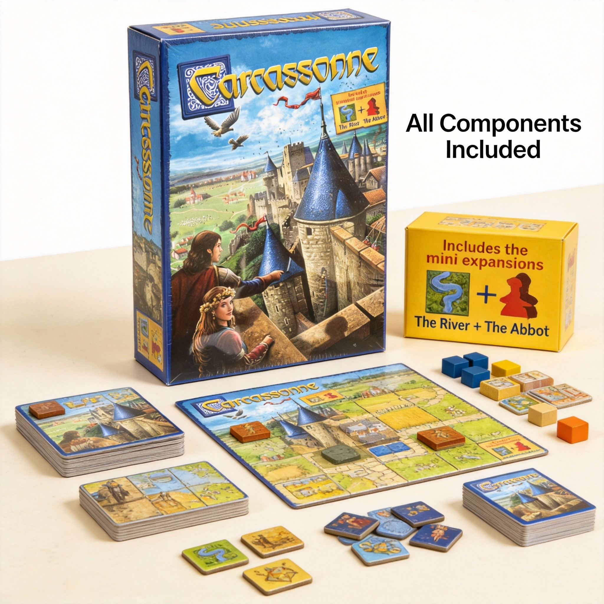 Carcassonne （English Edition）  - Board Game Multiplayer reseña y precio