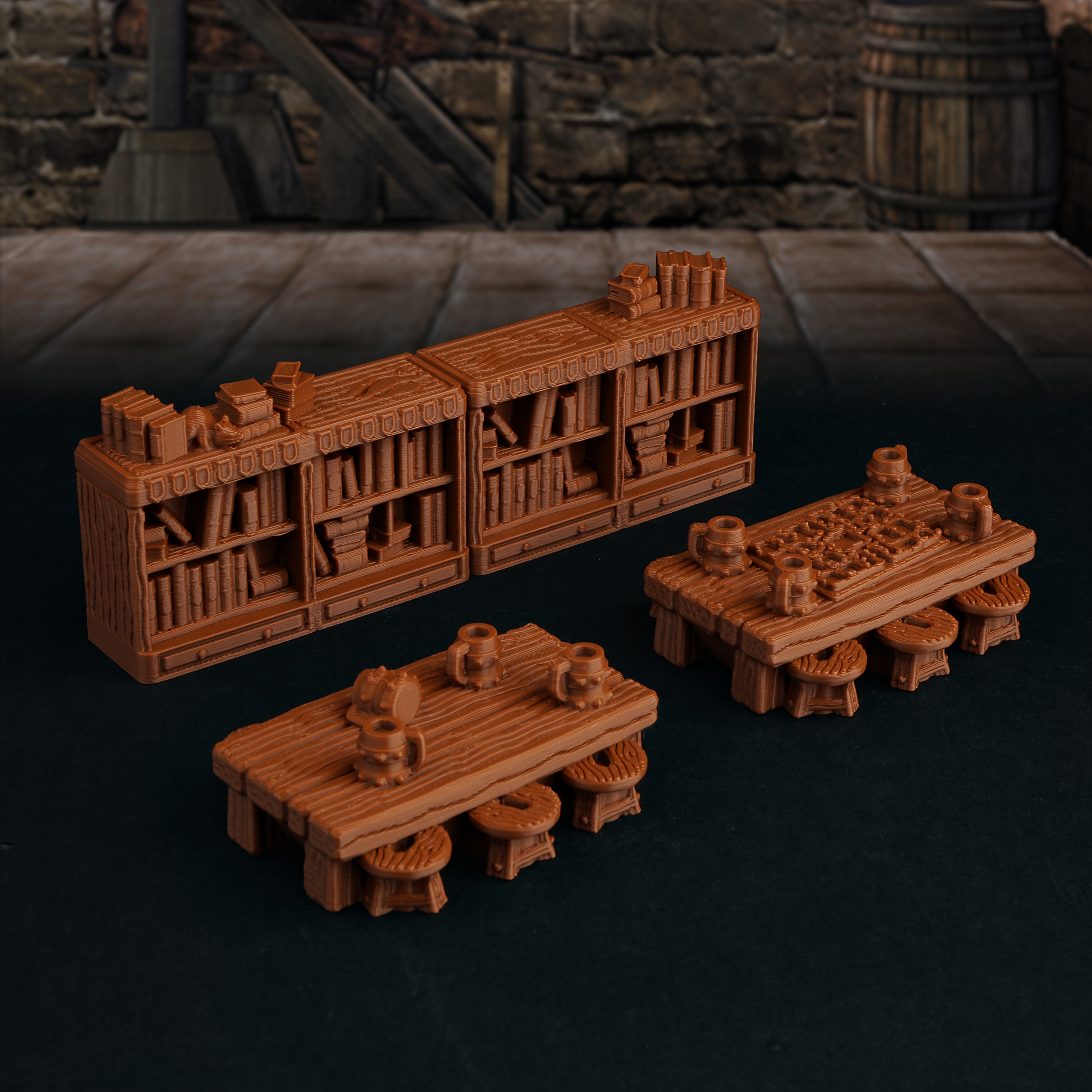 RPG Furniture Miniature Terrai - Miniature Terrain Set reseña y precio