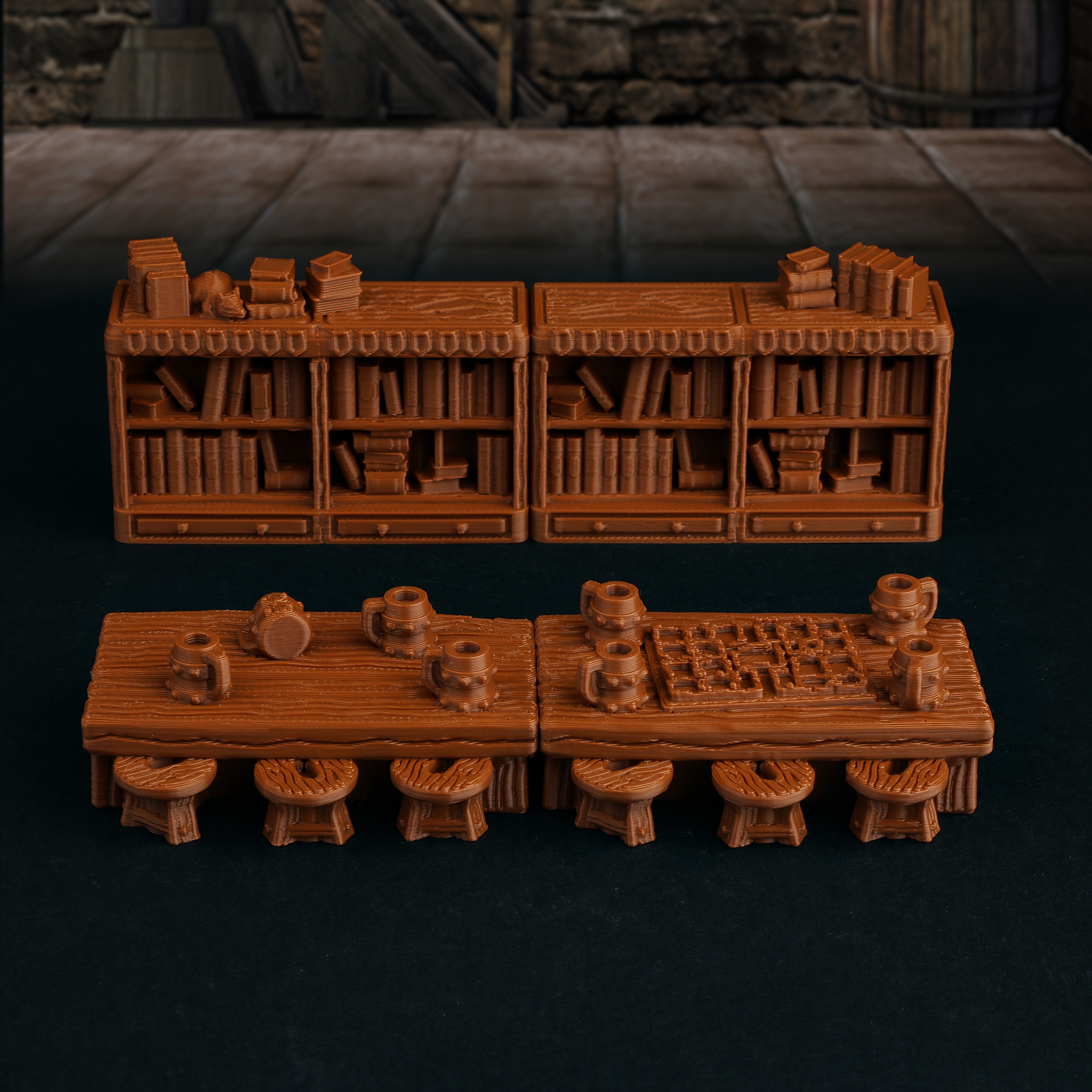 RPG Furniture Miniature Terrai - Miniature Terrain Set reseña y precio