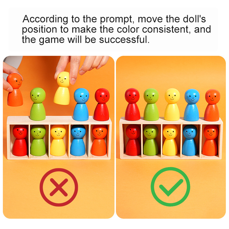 Guessing Colors Doll Color Mat - Board Game Multiplayer reseña y precio