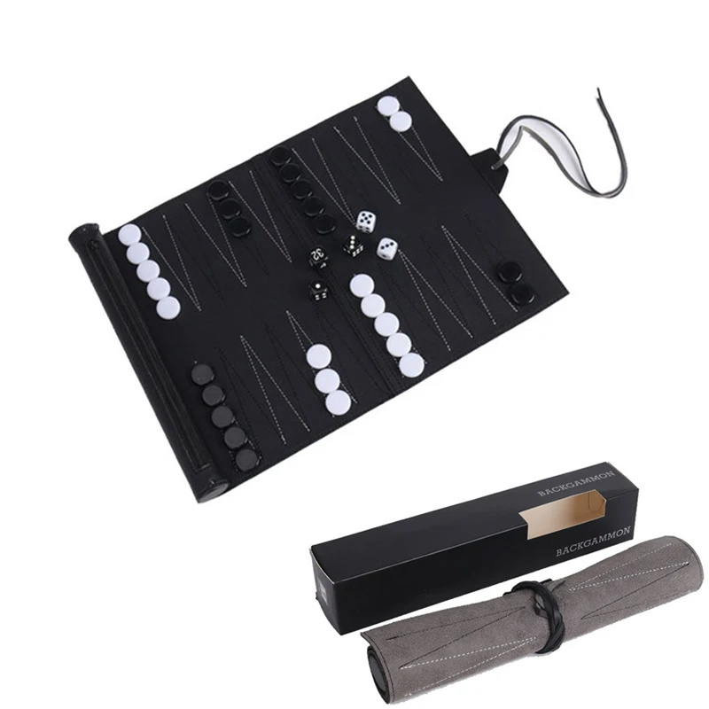 Roll Up Backgammon Sets Portab - Board Game Operation reseña y precio
