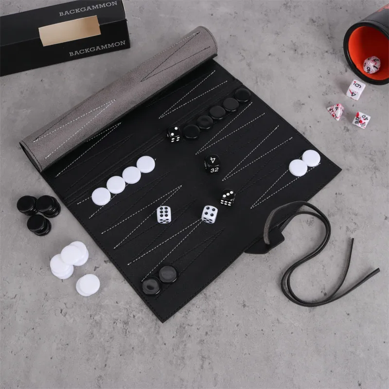Roll Up Backgammon Sets Portab - Board Game Operation reseña y precio