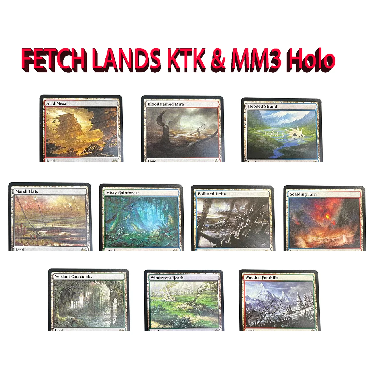 FETCH LANDS KTK&MM3 Holo Pollu - Board Game Land reseña y precio