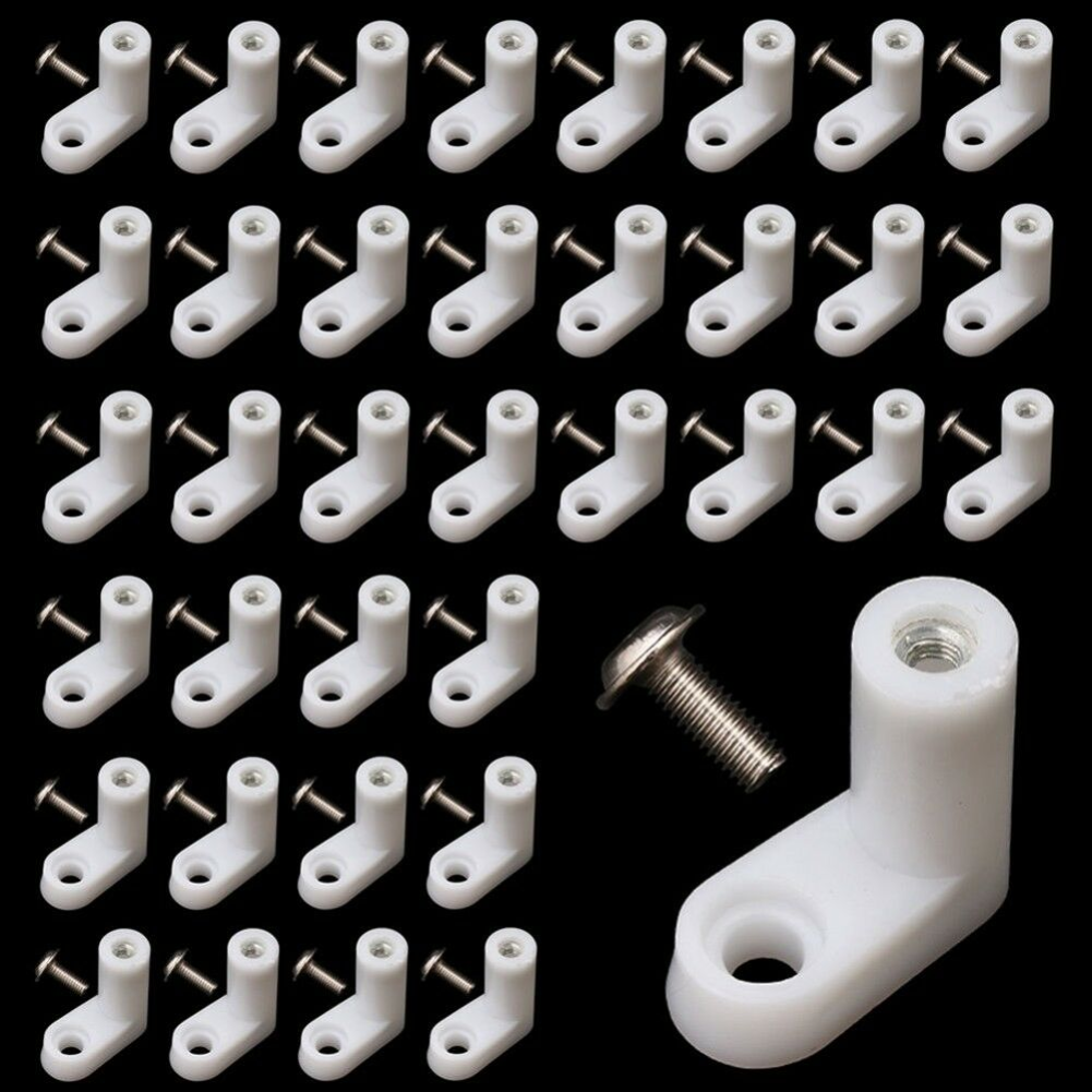 50Pcs L Type Mounting Feet Wit - Board Game Land reseña y precio