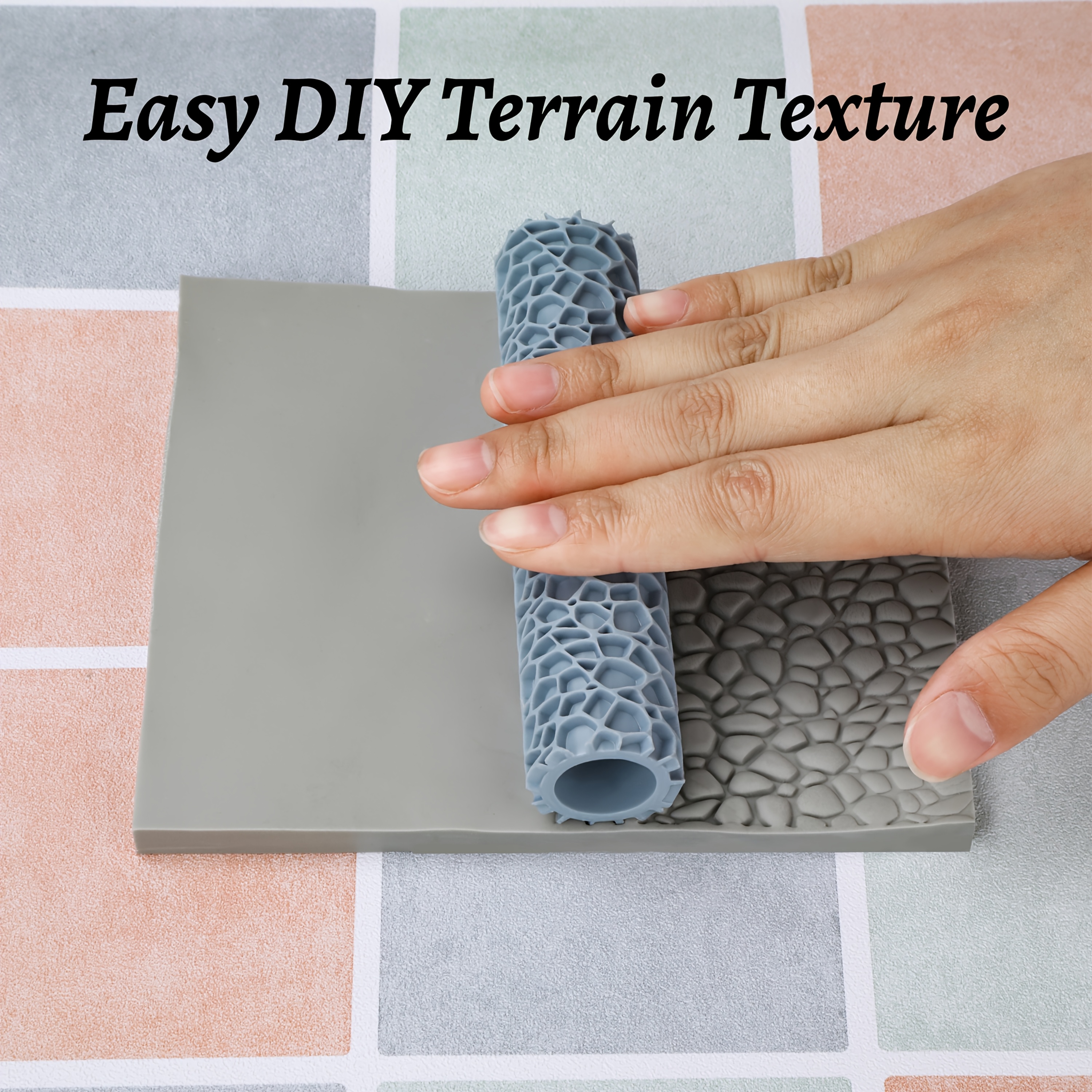 Terrain Texture Roller Set - C - Miniature Terrain Set reseña y precio